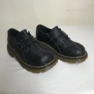 Dr. Martens Buckle & Strap Loafer Gum Chunky Platform Shoe Size 6